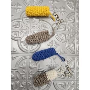 Handmade lipstick/chap stick holder keychain